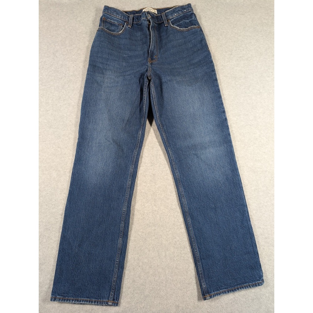 Abercrombie Fitch Women Jeans 30x31 The 90s Straight Ultra High Rise